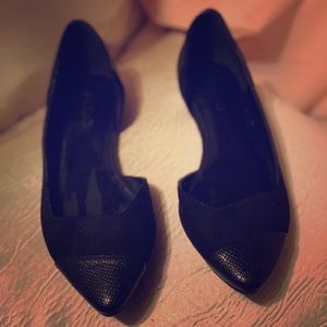 Black Pointy Toe Aldo Flats